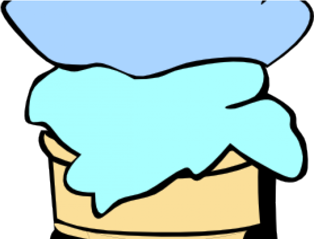 Ice Cream Clipart Blue - Ice Cream Cone Clip Art (640x480)