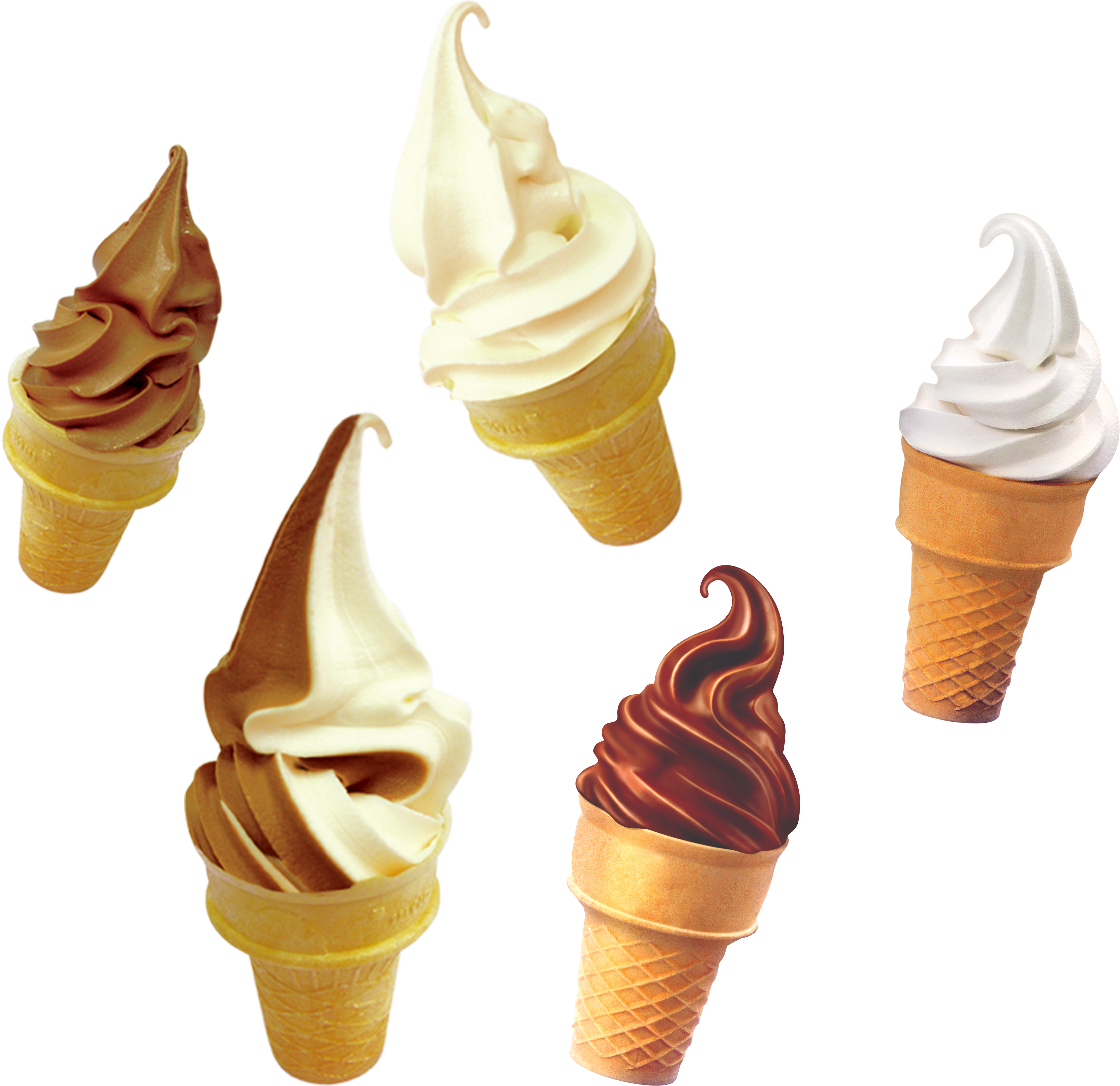 Ice Cream Cone Gelato Milkshake Sundae - Ice Cream Cone (5000x5000)