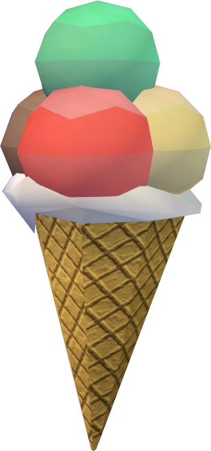 Ice Cream Detail - Ice Cream Cone (308x657)