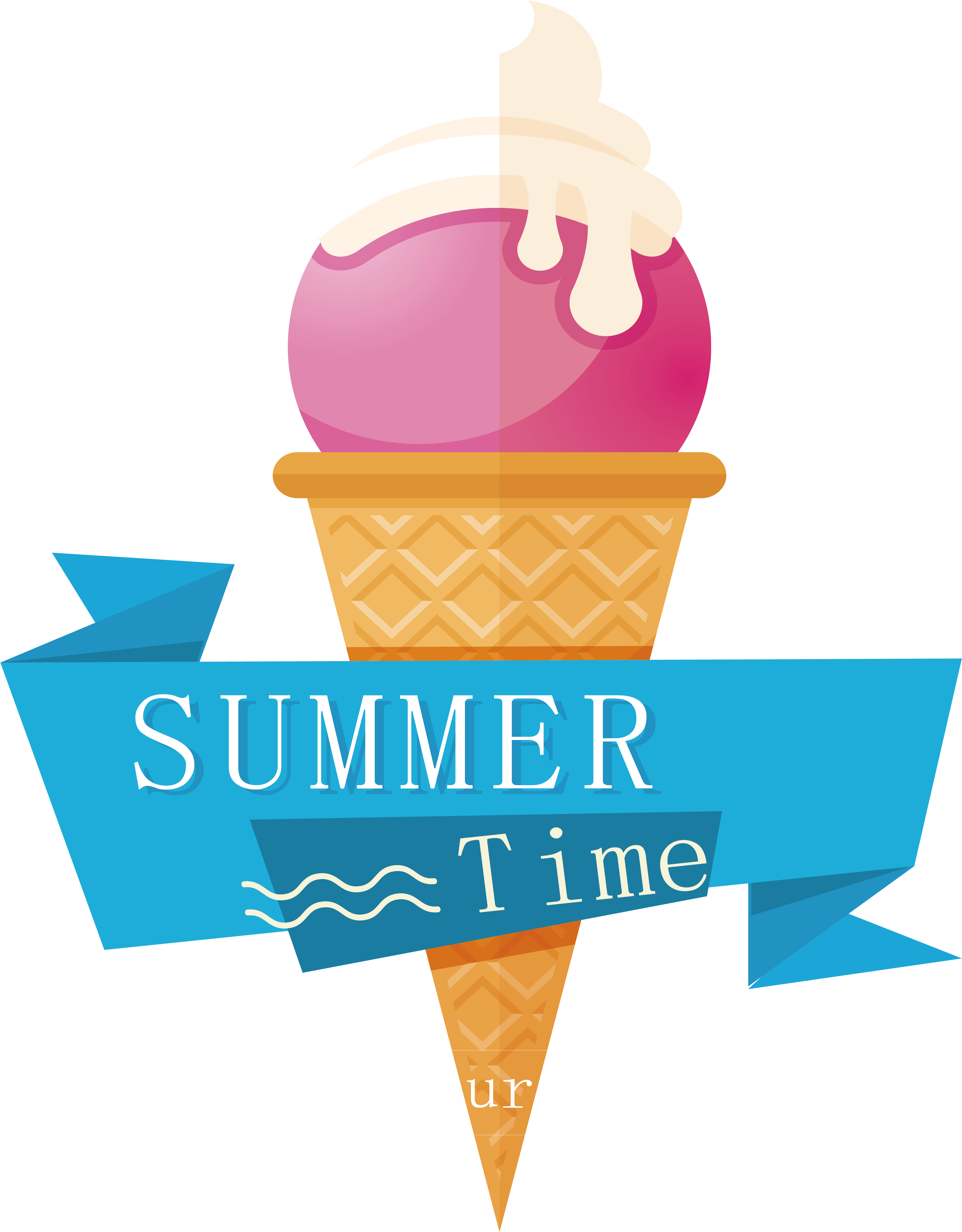 Ice Cream Adobe Illustrator - Download Ice Cream Stickers (3621x4349)