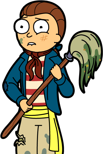 Cabin Boy Morty - Pirate Morty (446x650)