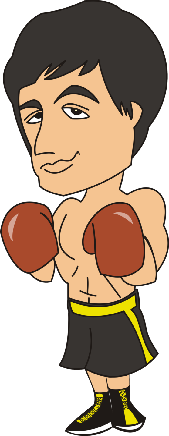 Rocky Balboa Clipart - Rocky Balboa Clip Art (557x1431)