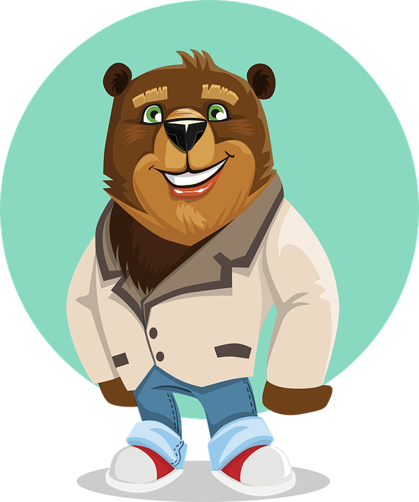 Cool Cartoon Art 18, Buy Clip Art - Hindi Poem On Bhalu (601x720)