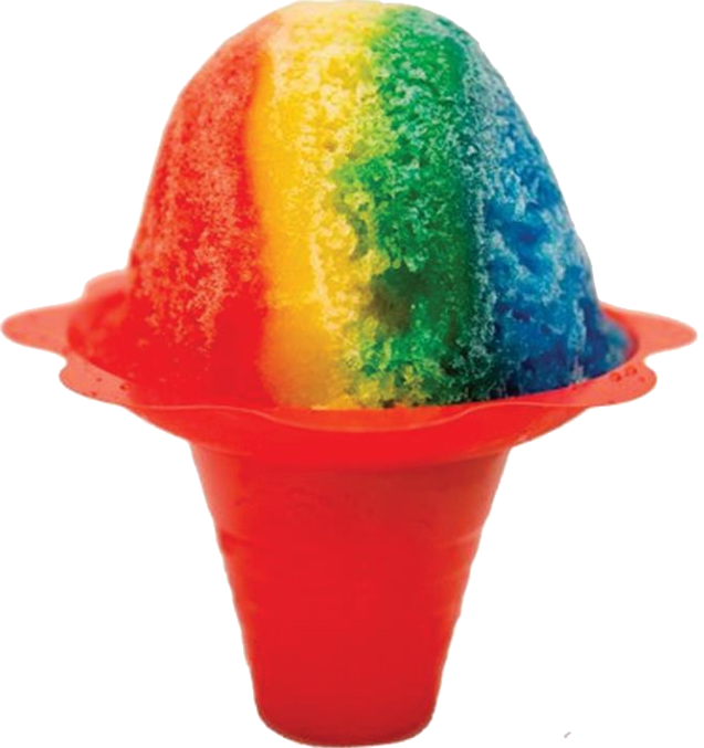 One - Shaved Ice Snow Cone Png (637x677)