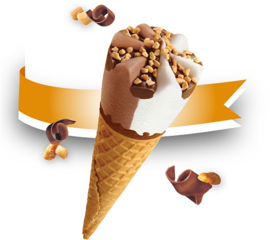Vanilla Chocolate King Cone - King Ice Cream Cone (620x511)