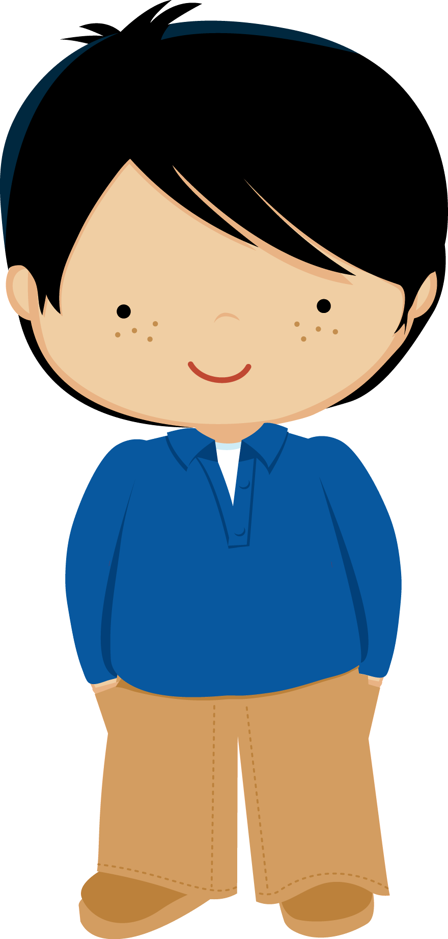 Say Hello - Nino Clipart (880x1842)
