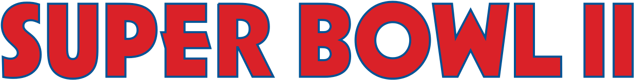 Super Bowl Ii - Super Bowl 2 Logo (1280x200)