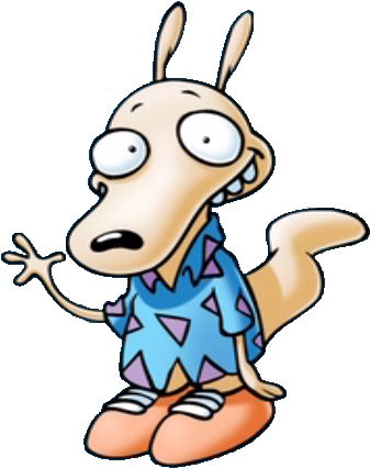 Dvd Illustration Rocko 1 - Rocko From Rocko's Modern Life (350x440)