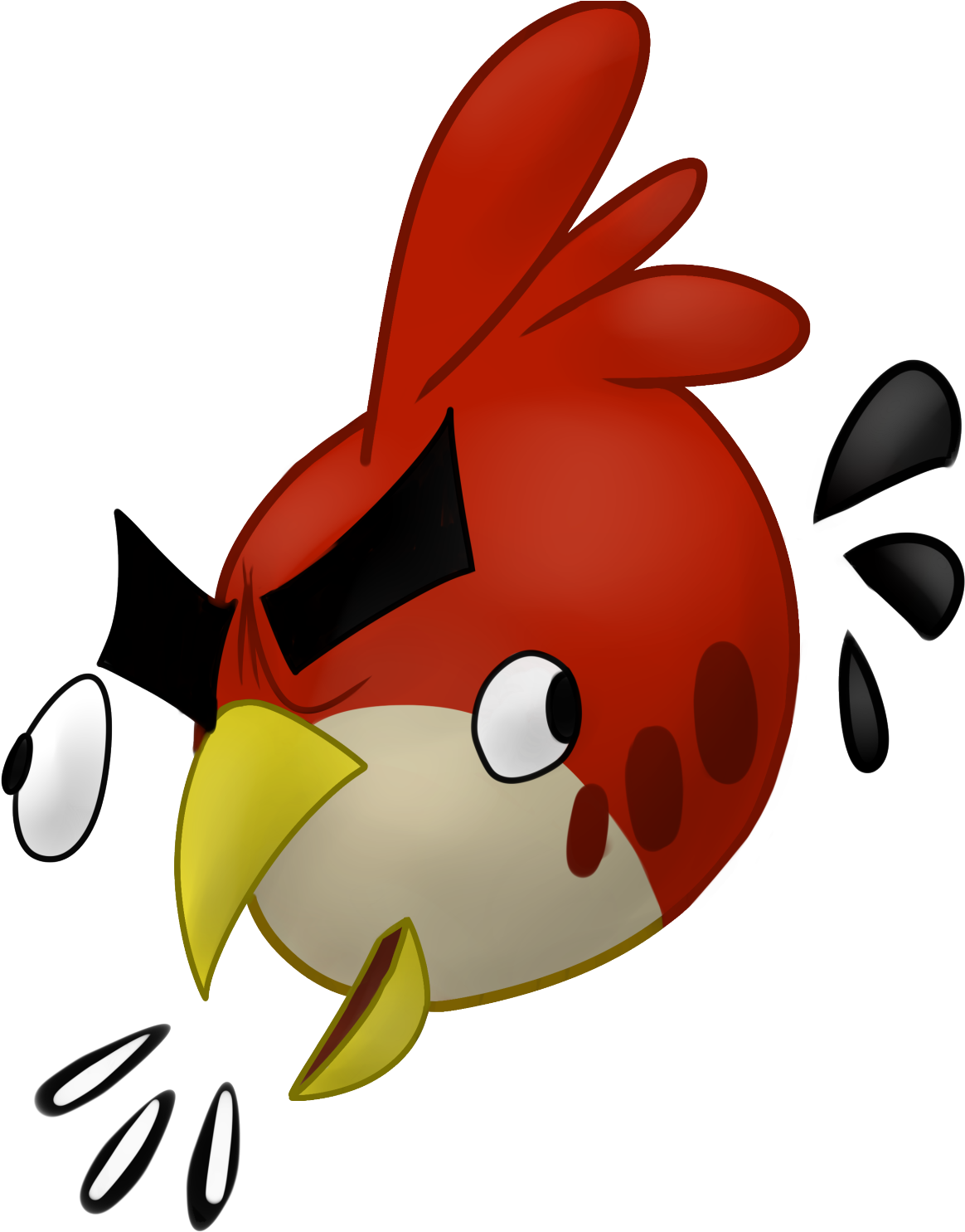 Photo From @ Angrybirds On Tumblr On Angrybirds At - Angry Birds (1280x1498)