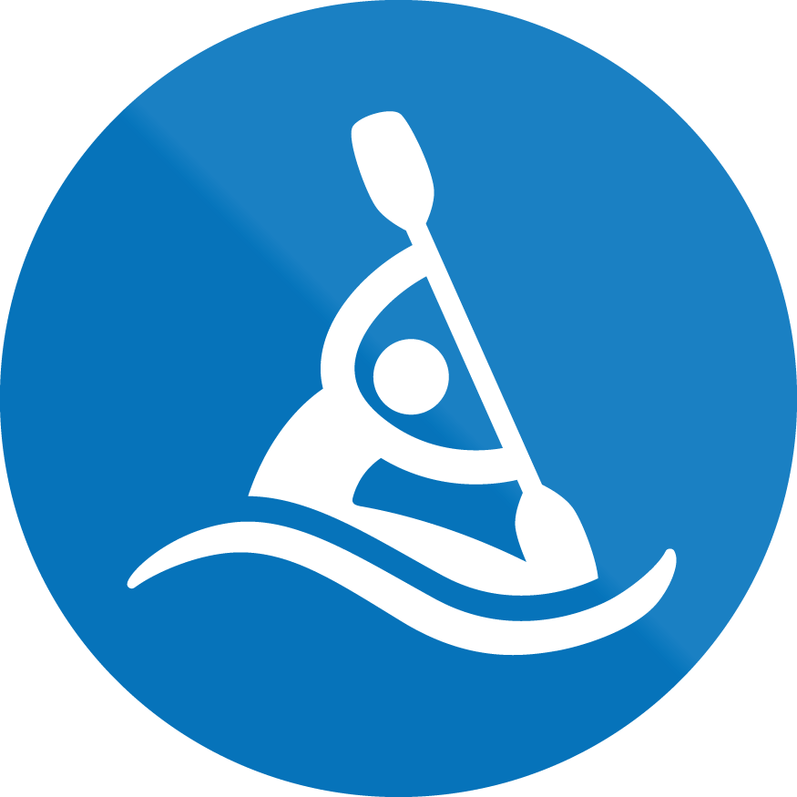 Either Way It's Great To Get A Group In The Mood For - Stick Figure Kayaking (875x875)