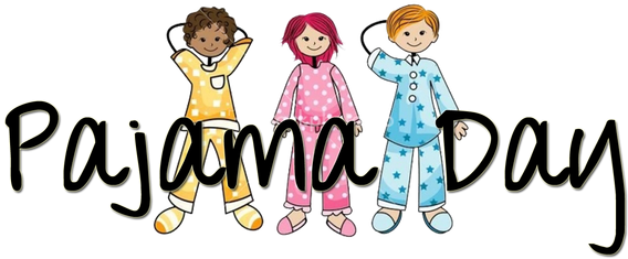 Comfort Clipart Pajama Day - Pyjama Day At School (625x250)
