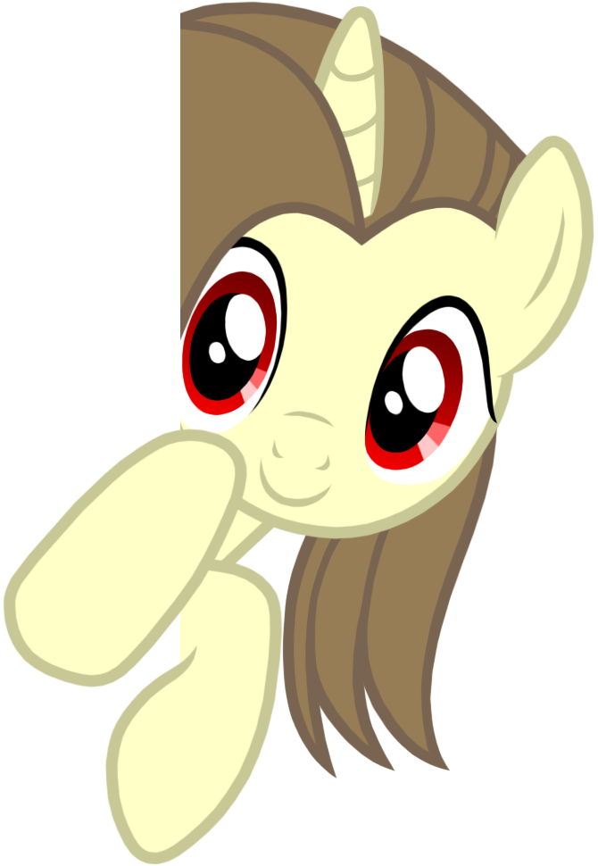 Gaanpony Vector Peeking Over-d5xdelt By Rozbojnik2 - Cartoon (670x970)