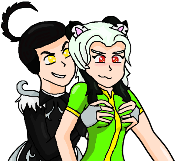 Peek A Boo By Baltazar Satanson - Cartoon (578x532)