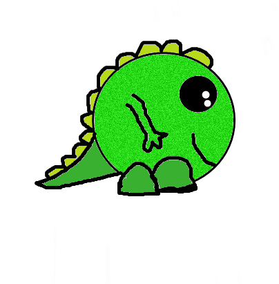 Rawr Dinosaur Kawaii Png By Manuudomatica - Kawaii (500x500)