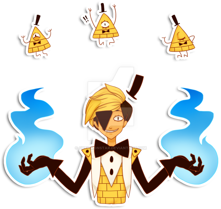 Charlottelanoire 165 23 Human Bill Cipher Stickers - Charlottelanoire 165 23 Human Bill Cipher Stickers (800x772)