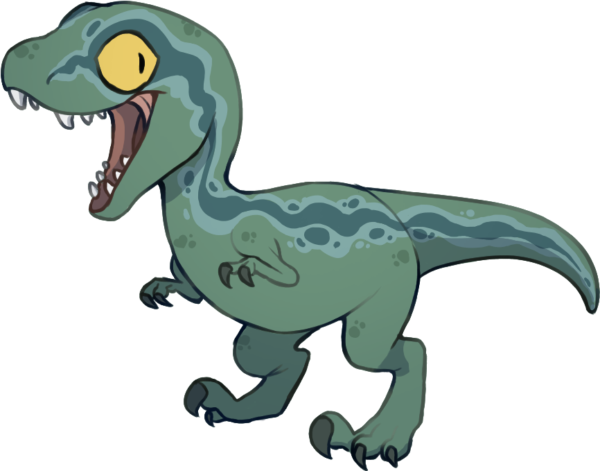Velociraptor Clipart Jurassic Park Baby Blue Jurassic World