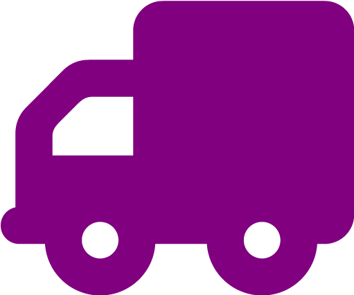 Purple Truck Cliparts - Blue Truck Icon (512x512)