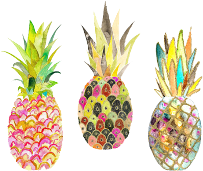 Tumblr Transparent Pin - Print Pineapple (500x500)