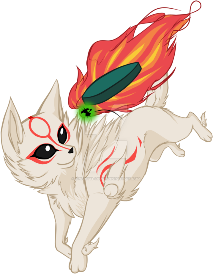 Chibi Amaterasu By Spagetti-sauce - Illustration (829x963)