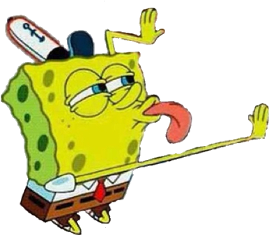 113 Images About Transparents - Spongebob Licking Meme (423x356)