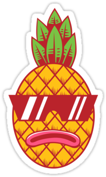 July 4, Independence And Fresh Pineapple - Pineapple (375x360)