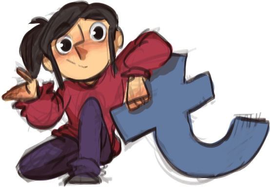 Hey Guyys Off To Tumblr By Koreanpineapple - Cartoon (623x456)