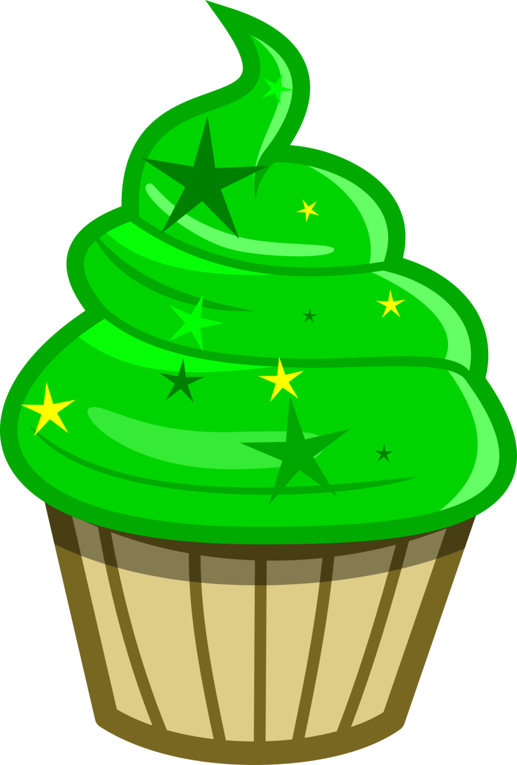 Cupcake Green By Thunderbolt 1983 Cupcake Green By - Cupcake (1024x1515)