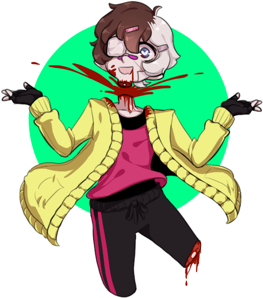 Oc Yukio Vent Gore Blood Guro Transparent Heck Im So - Ero Guro (540x713)