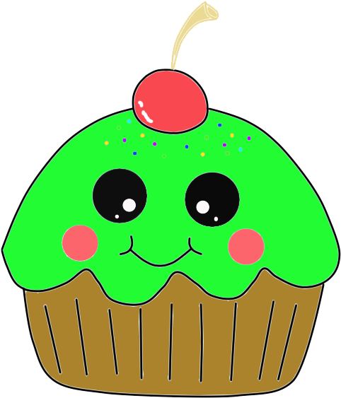 Kali Ni Nak Bagi Cupcake Comel [cisss Perasan Giloss - Gambar Kartun Cup Cake (488x571)