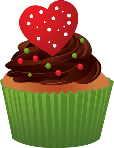 Tube Noël - Cupcakes (390x505)