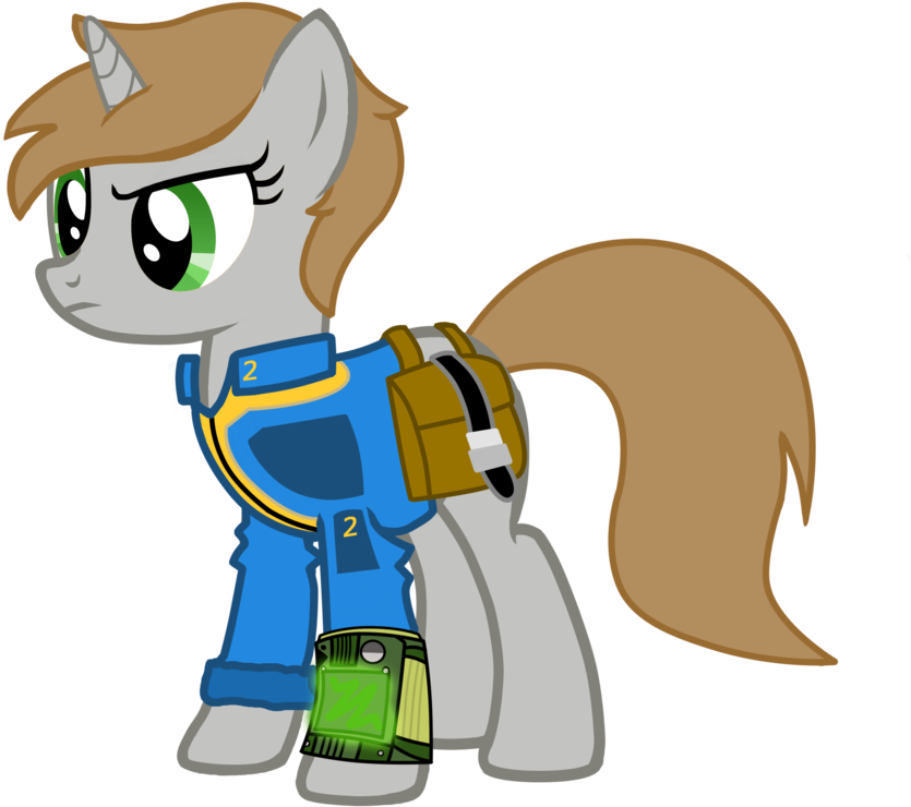 Littlepip In Her Stable Suit - Wiki (900x900)