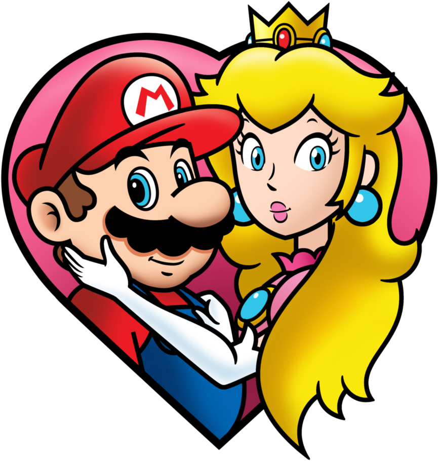 Mario And Princess Peach My Sweet Little Baby Princess - Super Mario And Peach (875x913)