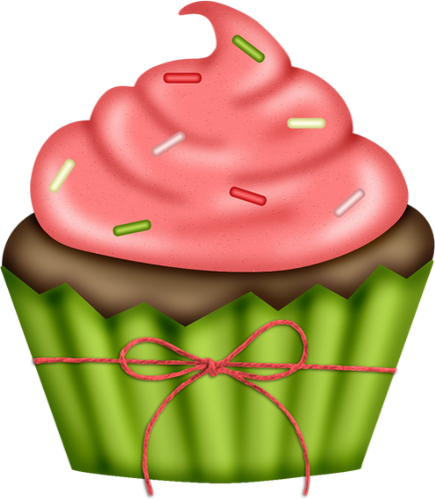 Tube Gâteau - Cupcake (435x500)