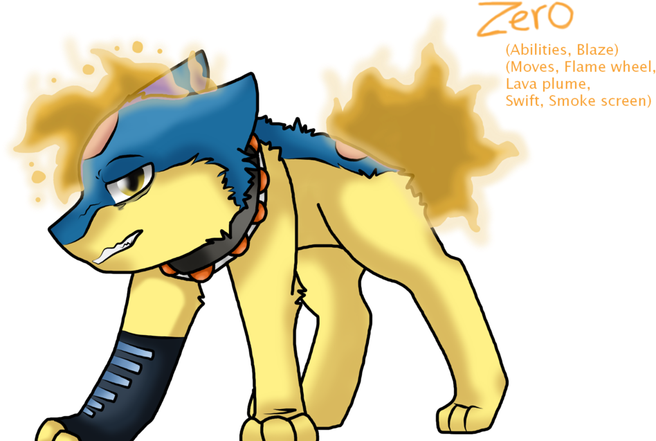 Zero The Quilava Rp Pmd By Xxcatdemon1995xx - Cartoon (1024x666)