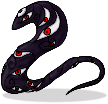 Smoke Monster Eyesnake By Flowerbush - Serpent (366x370)