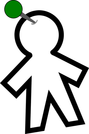 Voodoo - Clipart - Graphic Doll (300x452)