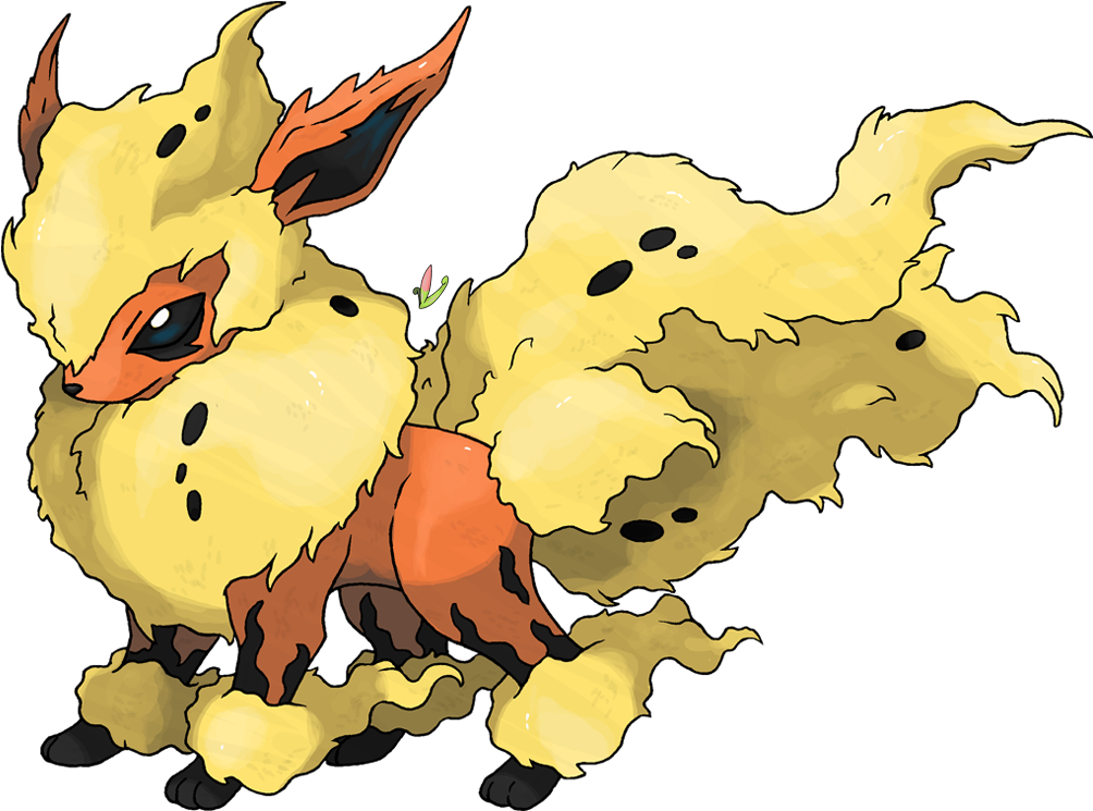 Fire Height - Mega Evolucion De Flareon (1011x750)
