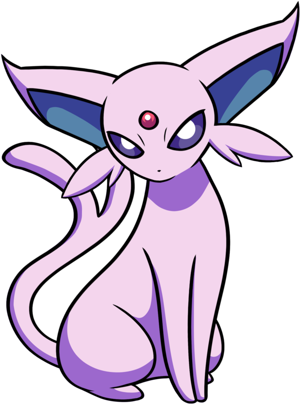 Elegant Espeon By Red-flare - Espeon Pink Or Purple (800x952)
