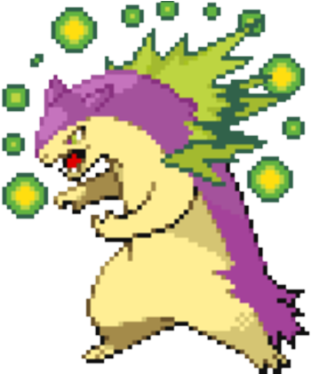 Spirit Tyhplosion Made By Supercache13 - Pokemon (420x420)