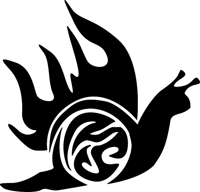 Crawl Symbol, Silhouette, Fire, Snail, Animal, Snails, - Crawl Symbol, Silhouette, Fire, Snail, Animal, Snails, (640x612)