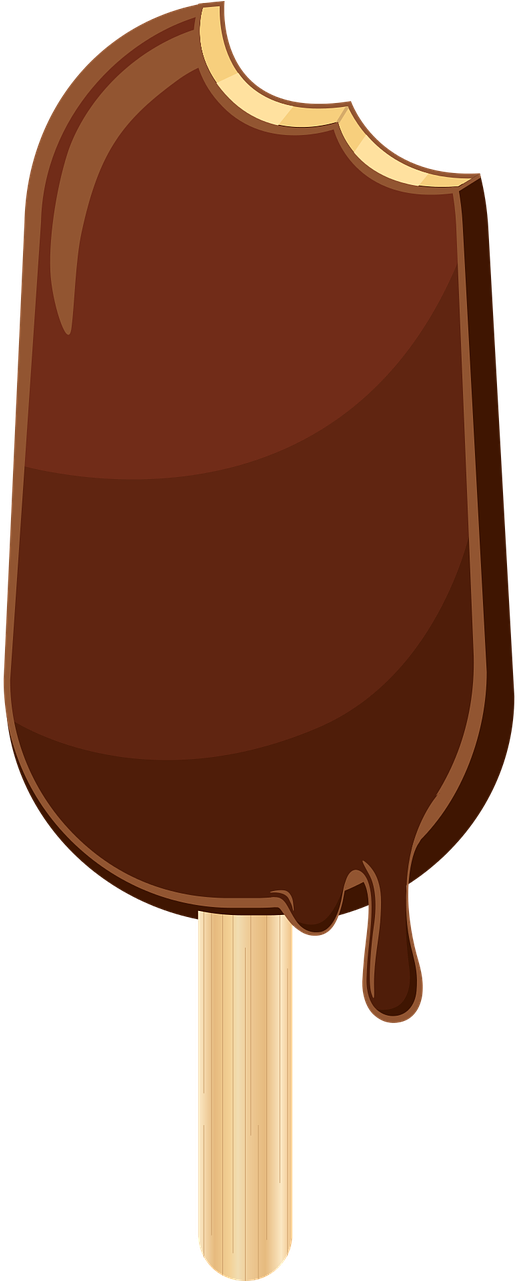 Cartoon Chocolate Bar 11, - Helado De Chocolate Vector (640x1280)