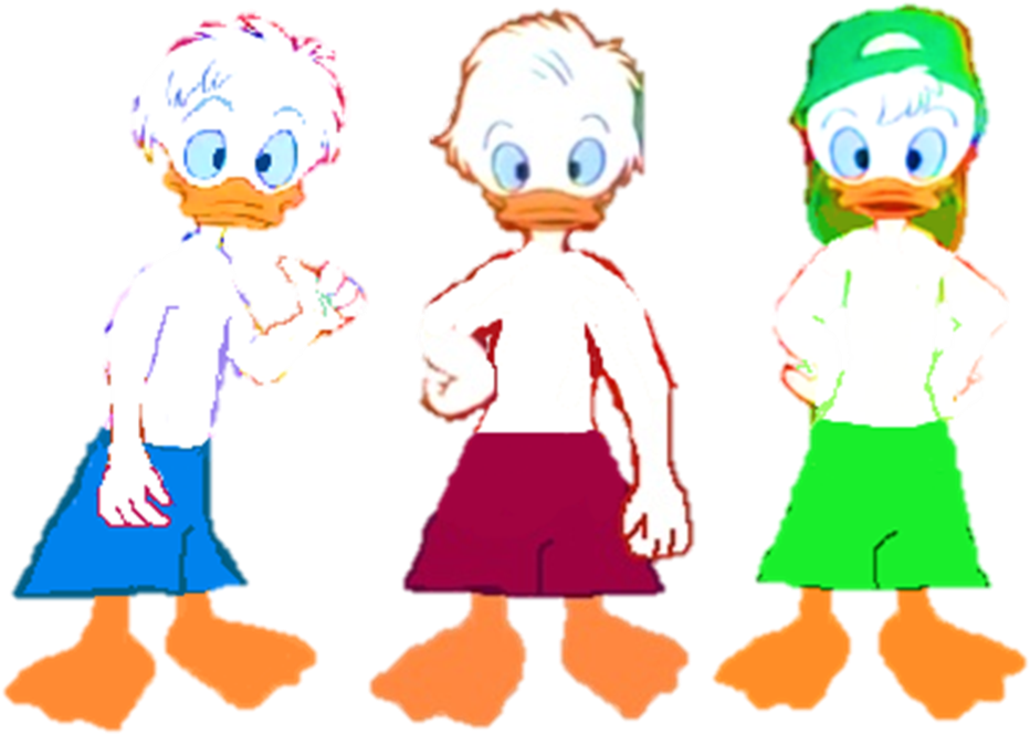 Huey, Dewey, And Louie Duck Quack Pack Summer By 9029561 - Huey Dewey And Louie Quack Pack (1024x736)