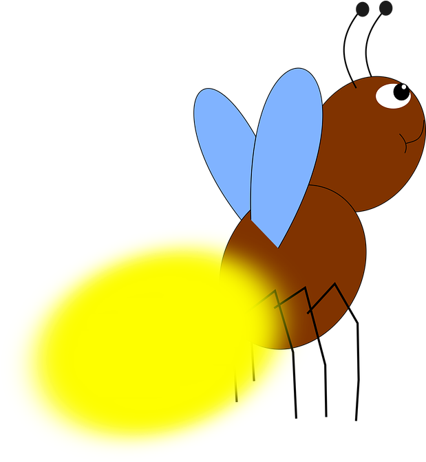Firefly Clipart Yellow - Firefly Clipart Png (1168x1280)