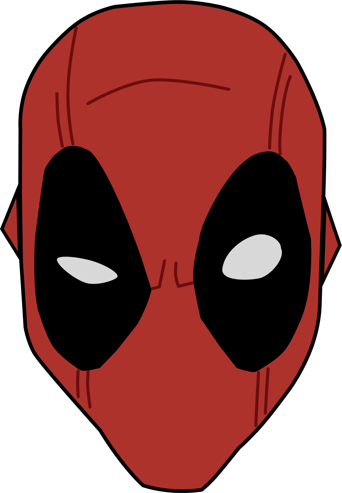 Vector Deadpool - Norway Coat Of Arms (1122x1614)