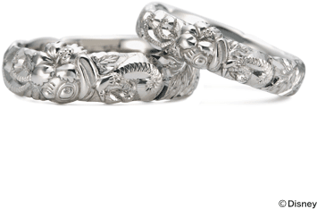 Alone Was The "stitch\ - 結婚 指輪 ディズニー スティッチ (382x382)