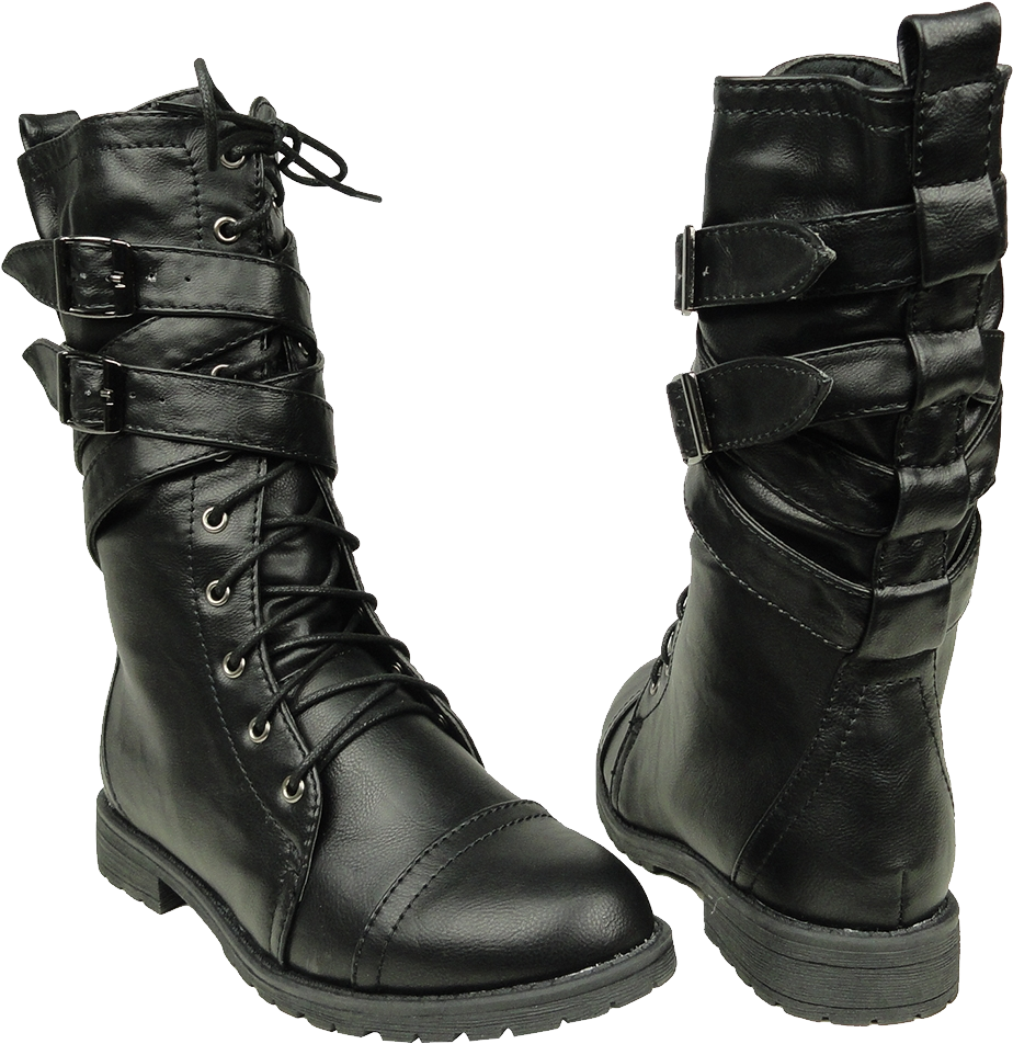 Black Boots Png Image - Black Boots Transparent Background (1000x999)