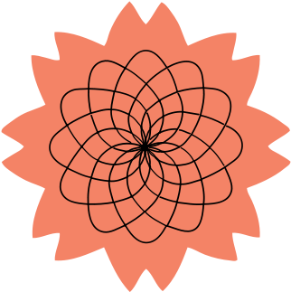 Flower Shape - Royalty-free (349x349)