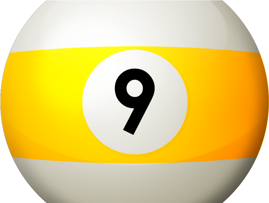 Billiard Ball Clipart Pool Tournament - 9 Ball Pool Png (900x675)