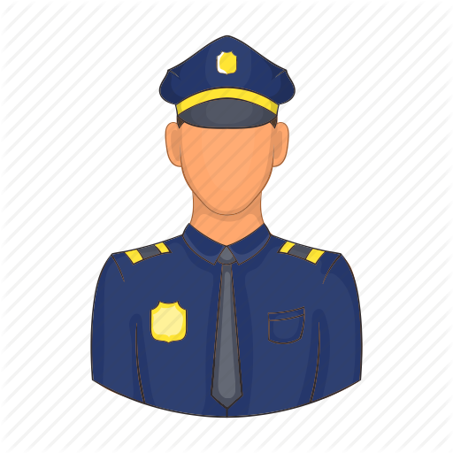 Police Cartoon - Police Officer Cartoon (512x512)