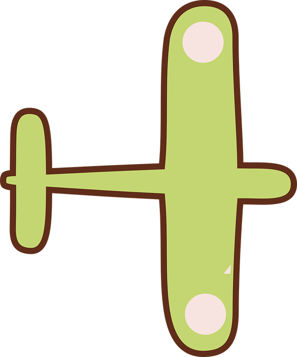 Cute Airplane Clipart 2, Buy Clip Art - Airplane T Clipart (600x720)